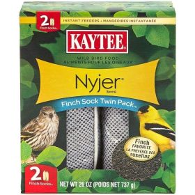 Kaytee Finch Sock Bird Feeder - 26 oz (2 Pack)