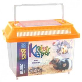 Lees Kritter Keeper with Lid - Mini - 7.13"L x 4.38"W x 5.5"H
