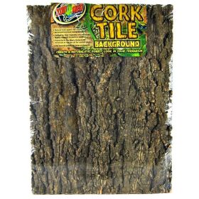 Zoo Med Natural Cork Tile Terrarium Background - X-Large (24" Long x 18" Wide)