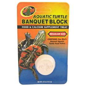 Zoo Med Aquatic Turtle Banquet Block - Regular (1 Pack)