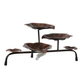 Beckett 3-Leaf Tiered Pond Spitter - 11"L x 7"W x 14"H