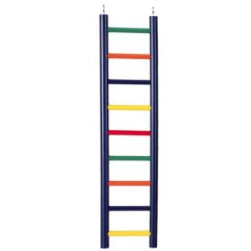 Prevue Carpenter Creations Hardwood Bird Ladder Assorted Colors - 9 Rung 18in. Long