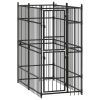 Outdoor Dog Kennel Steel 19.8 ftÂ²