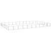 Dog Kennel Silver 645.8 ftÂ² Steel