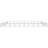 Dog Kennel Black 861.1 ftÂ² Steel