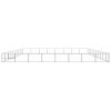 Dog Kennel Silver 861.1 ftÂ² Steel