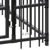 Outdoor Dog Kennel Steel 277.7 ftÂ²