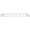 Dog Kennel Black 678.1 ftÂ² Steel