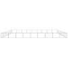 Dog Kennel Silver 775 ftÂ² Steel
